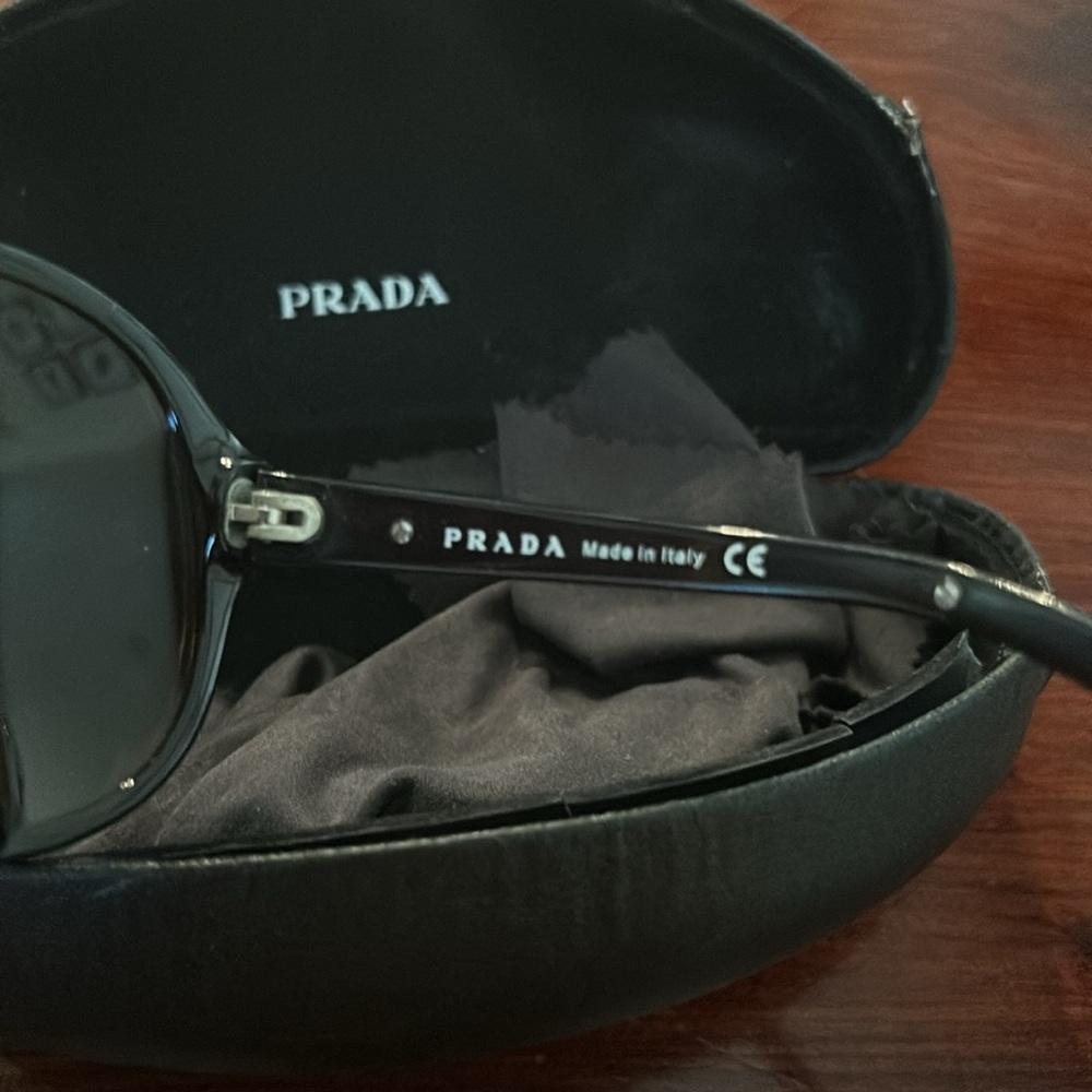 Authentic Prada Large Round Large Oval Sunglasses - image 7